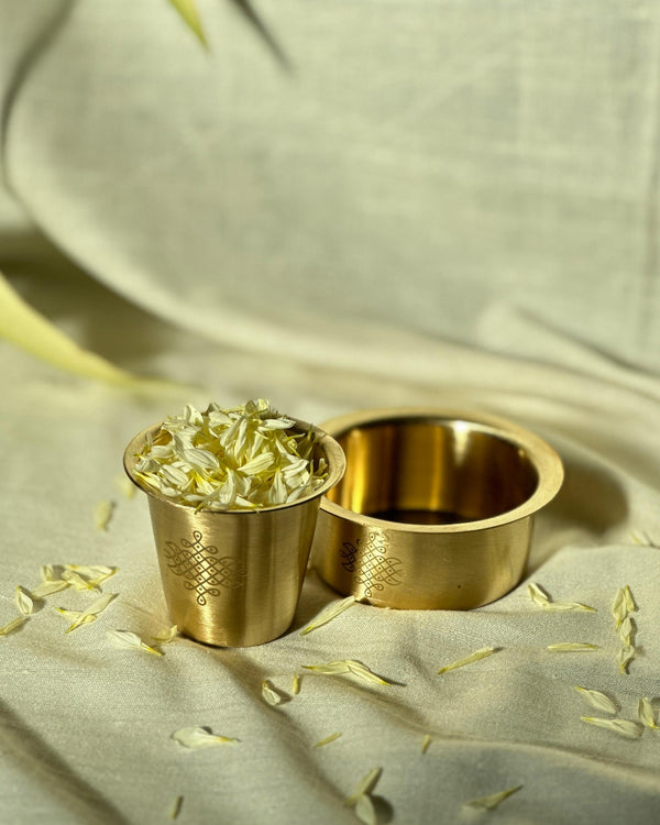 Pulli Kolam Davara Set