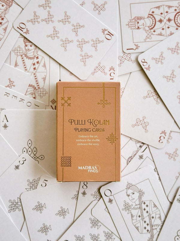 Pulli Kolam Playing Cards